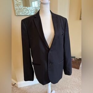 Men’s H&M Black Slimfit Blazer Coat Suit Pants Combo Size 33R